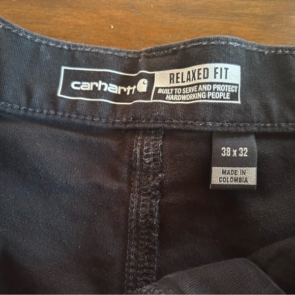 Carhartt Black Pants Size 38x32 - Picture 5 of 6